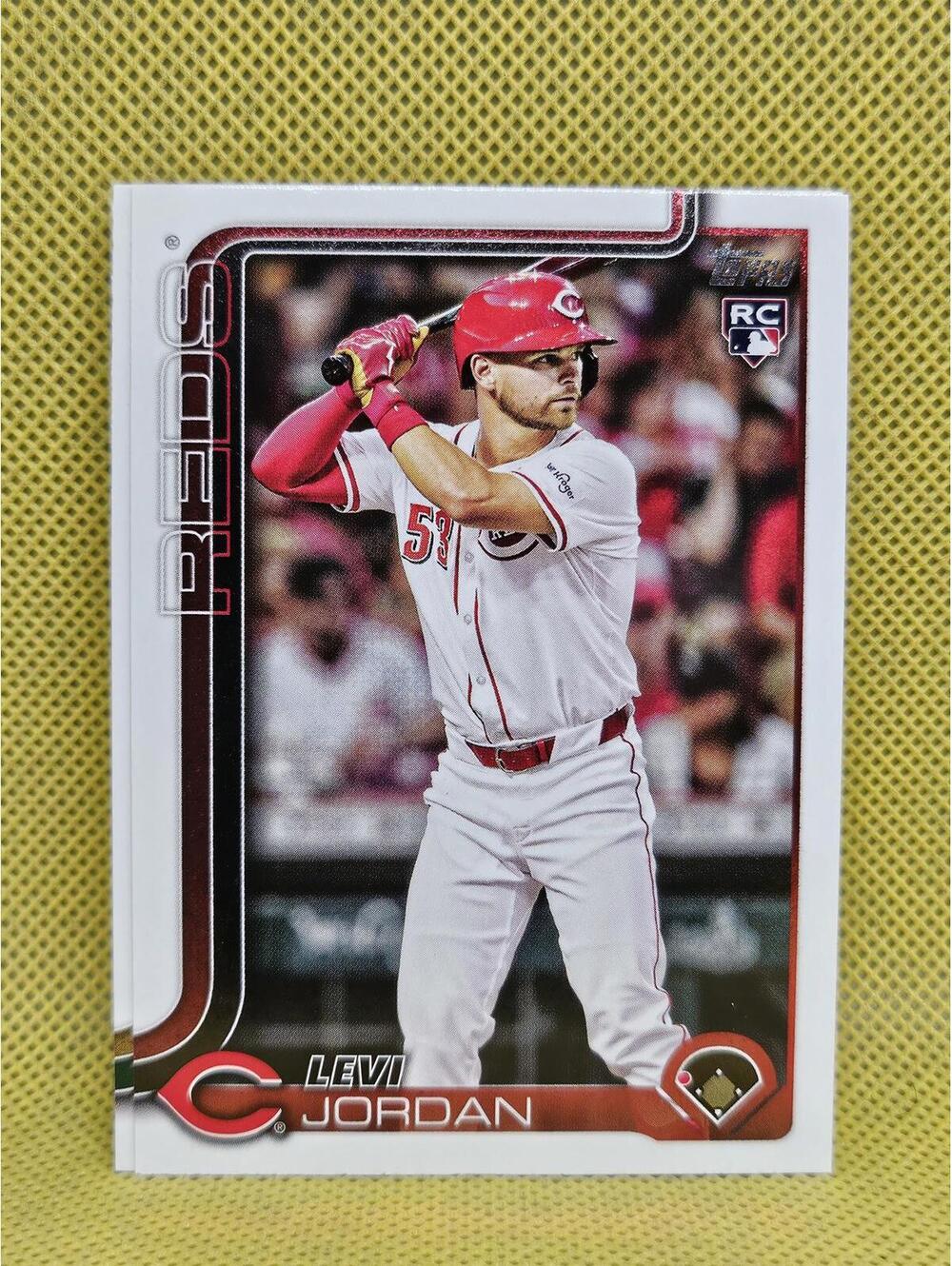 2025 Topps Update #US6 - Levi Jordan - Reds - Rookie Card - Picture 1 of 2